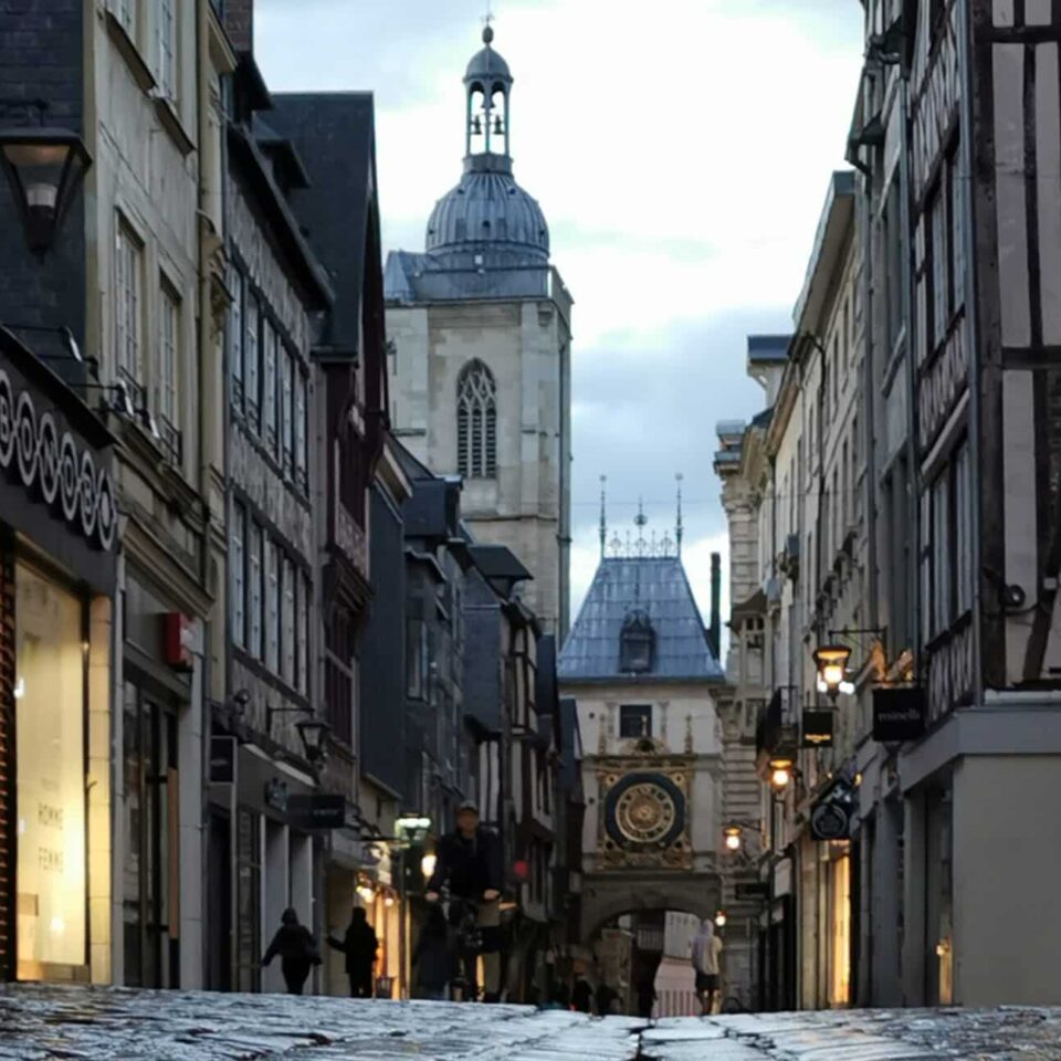 rue du gros horloge rouen